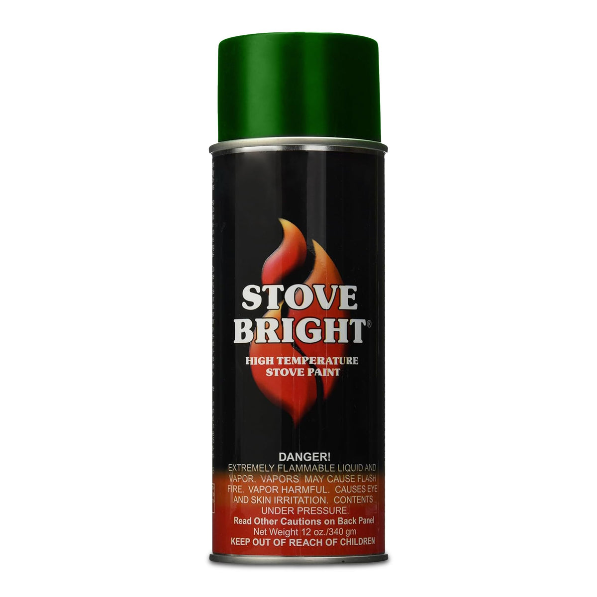 High Temp Satin Spray Paint for Metal, Forest Green, 12 Oz X66550
