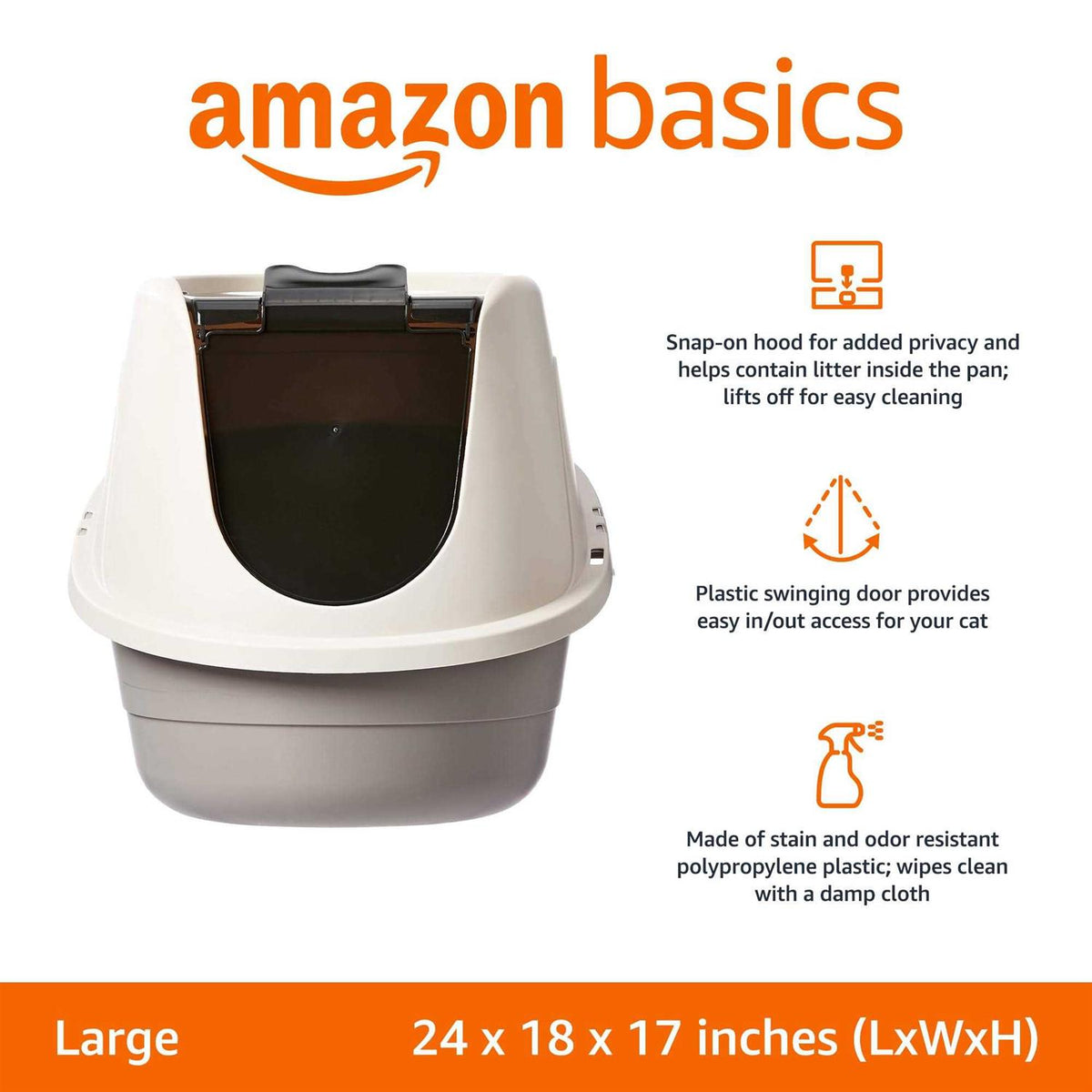 Hooded Cat Litter Box S370