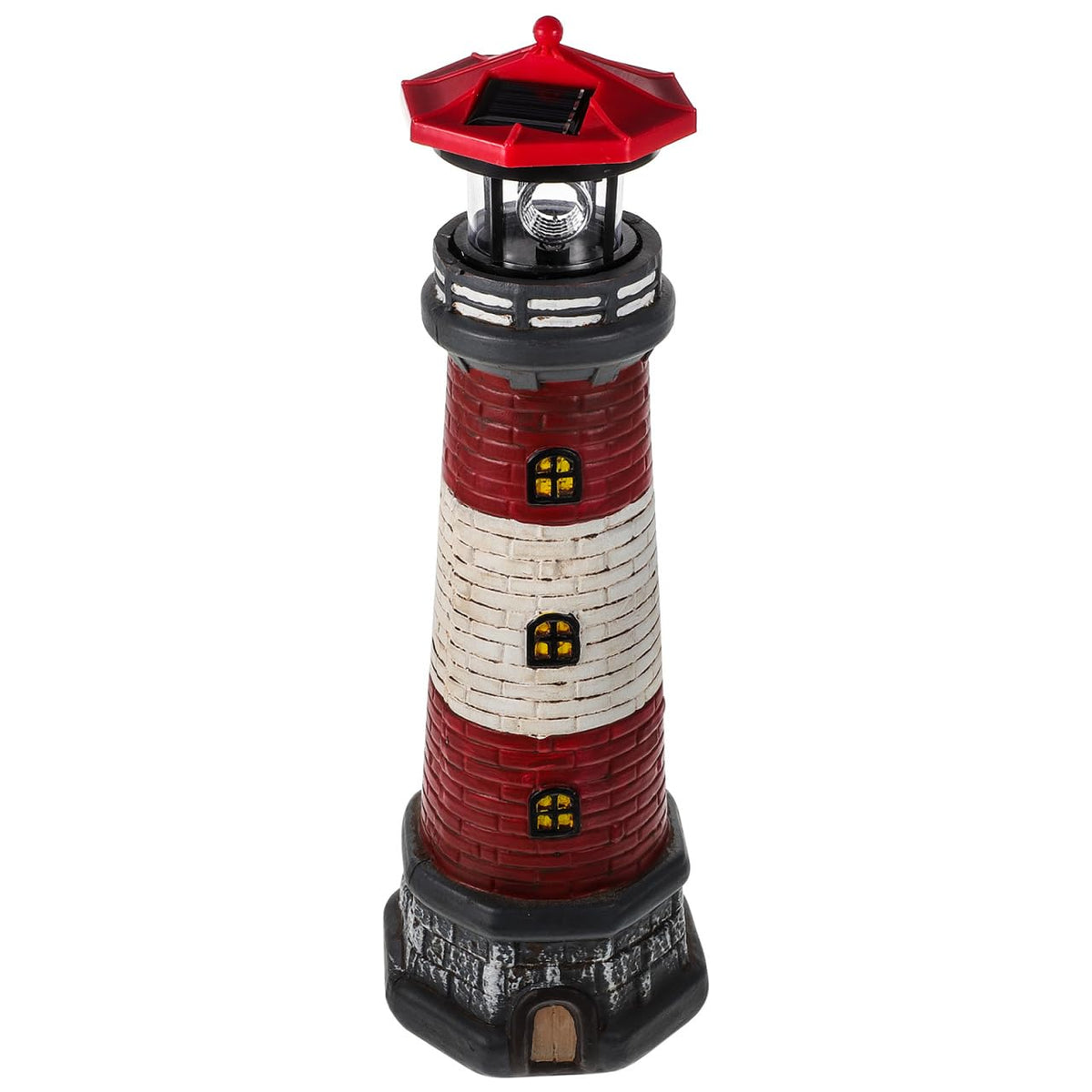 Solar Powered Lighthouse Statue Garden Decor A39240