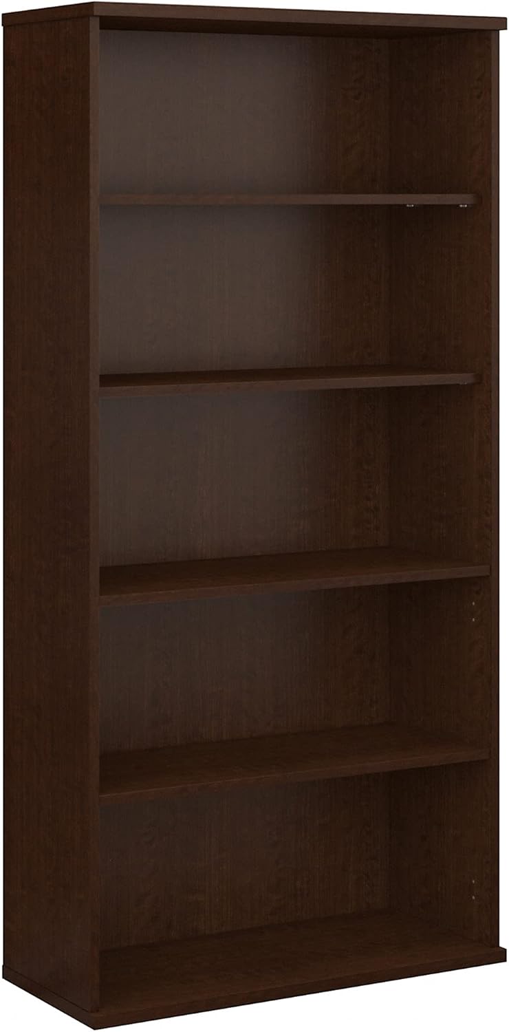 5 Shelf Storm Gray Bookcase A563