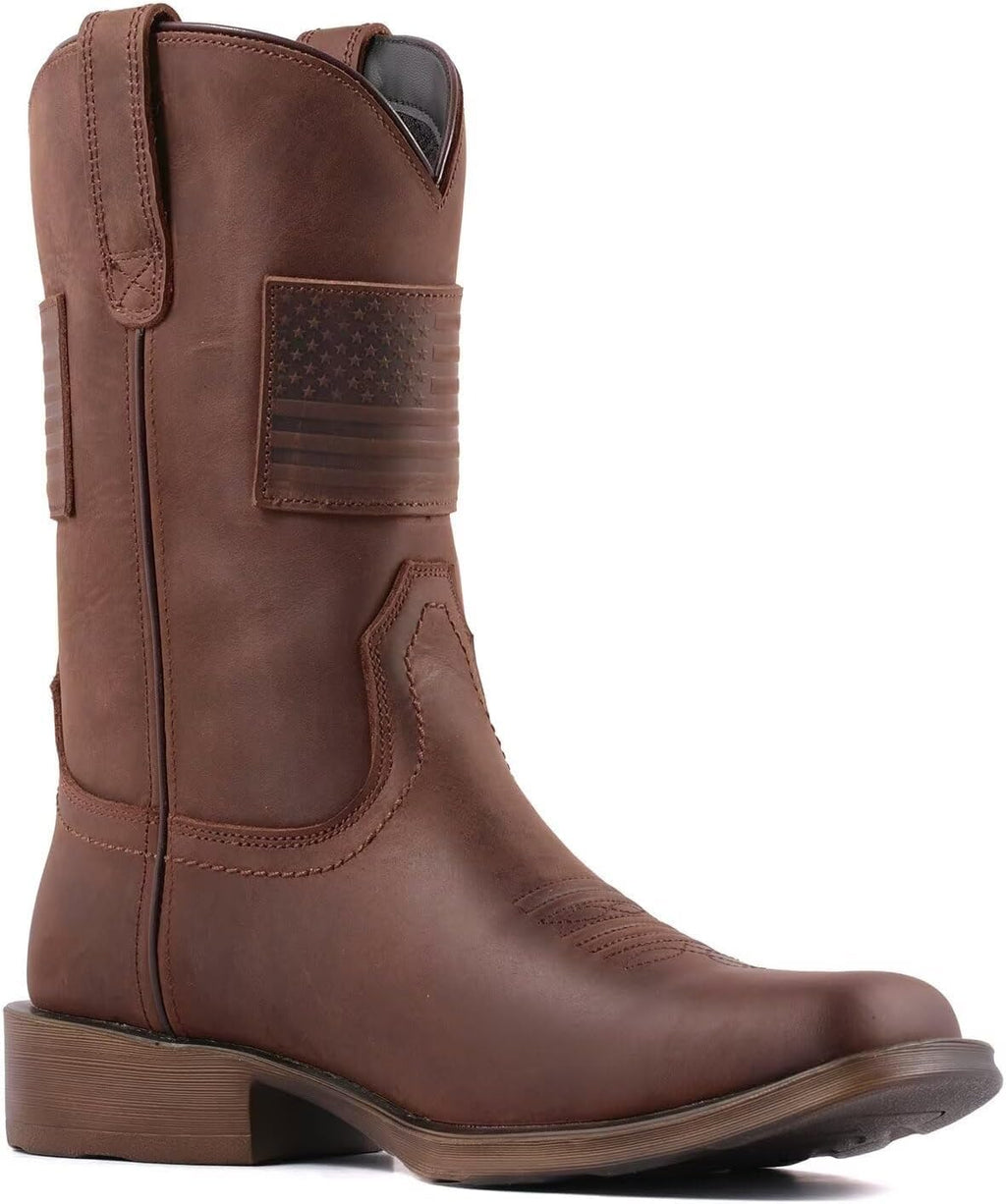 10 Inch Western Cowboy Work Boots F681