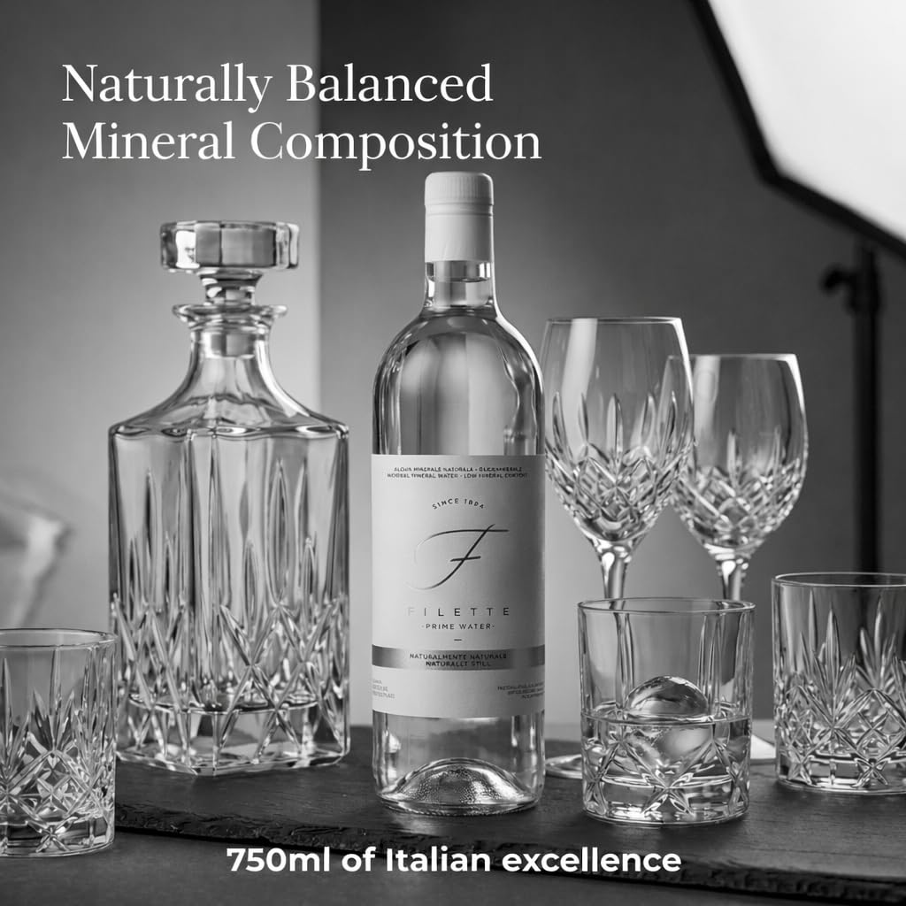 Natural Mineral Water 25 fl oz Glass Bottles Pack of 6 N51534