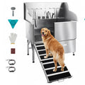 50 Inch 304 Stainless Steel Dog Bath Tub with Ramp X769665