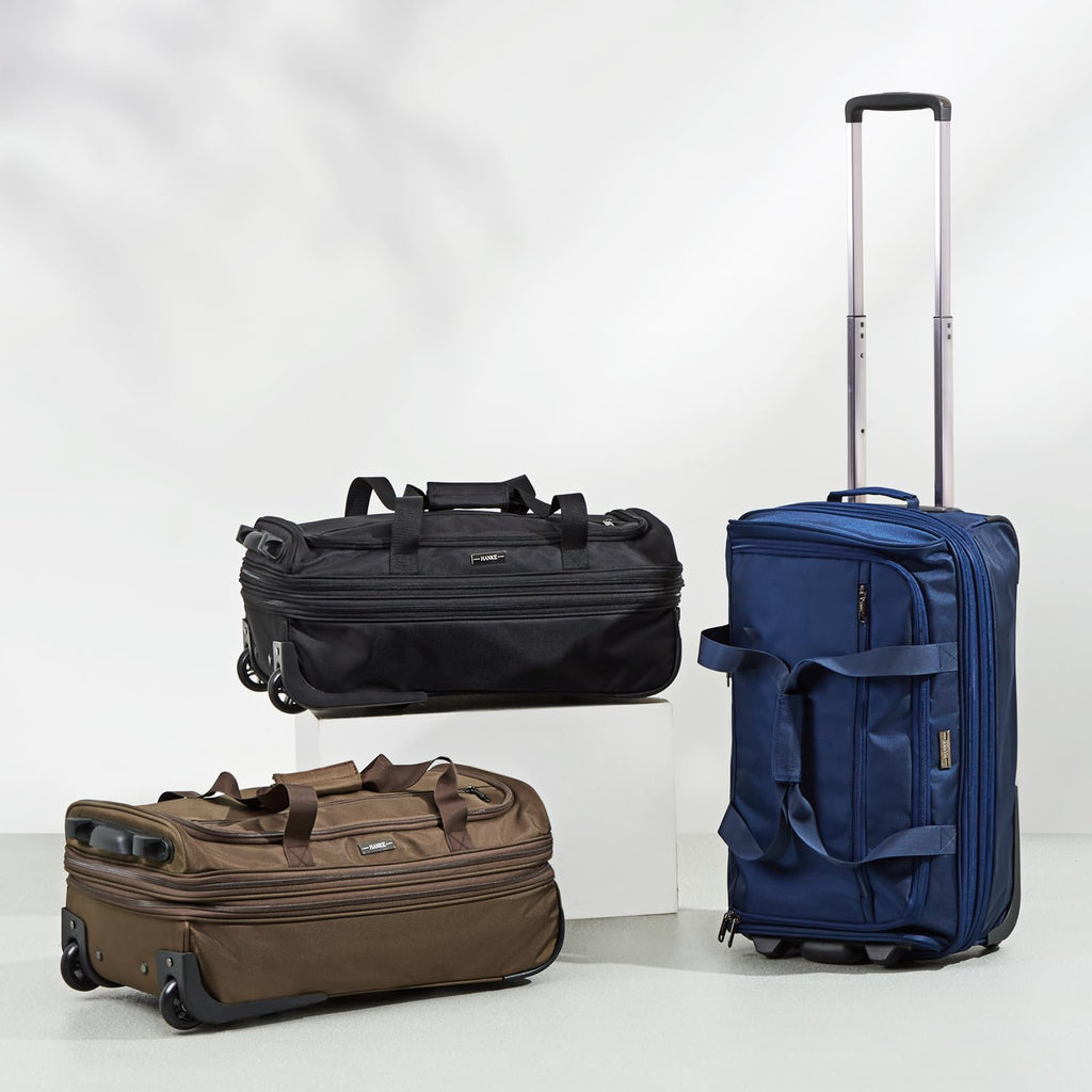 Expandable Carry On Luggage with Wheels Foldable Duffle Bag C1807