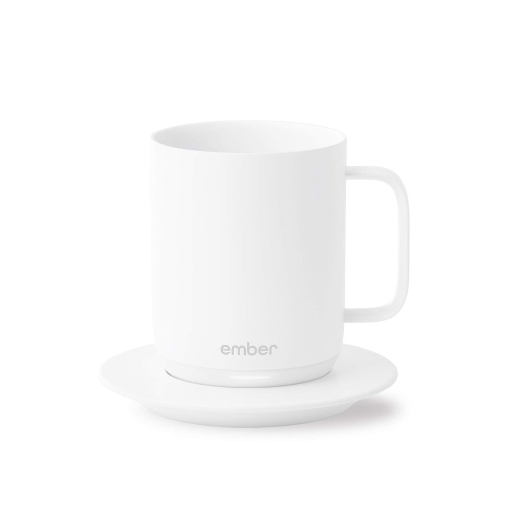 White 10 Ounce Heated Coffee Mug Z56444