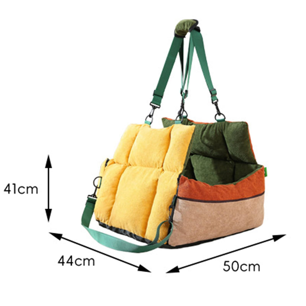 2-in-1 Elevated Dog Car Seat V81916
