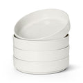 Pasta Bowls Set of 4, 35oz Ceramic, White, 8" D718