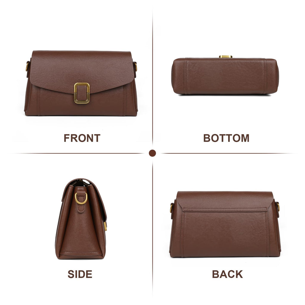Genuine Leather Crossbody Bag Q642454