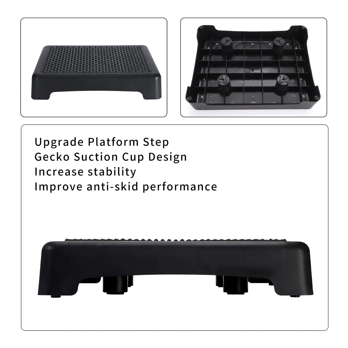 One Step Stool 3.5 Inch Non-Slip 440 Lbs Capacity W849110