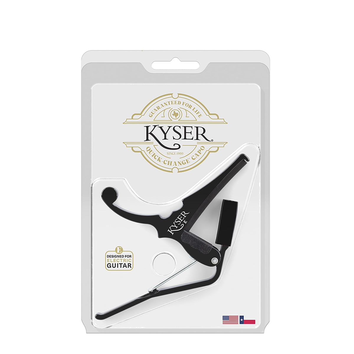 Black Quick-Change Capo for Electric Guitars U14819