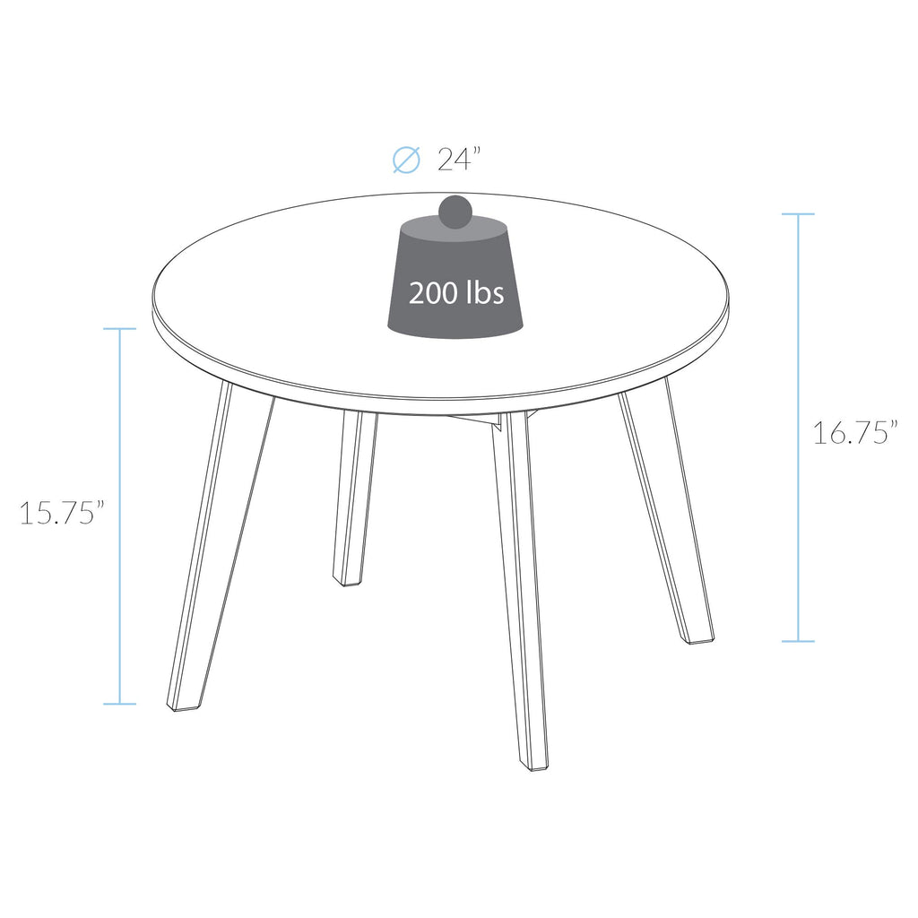 Hardwood Round Coffee Table T34253