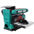 Benchtop Belt and Disc Sander, 4x36 Belt & 6" Disc, 0–90° Adjustable Table, Cast Iron Base, 120V Heavy Duty Sanding Machine L99213