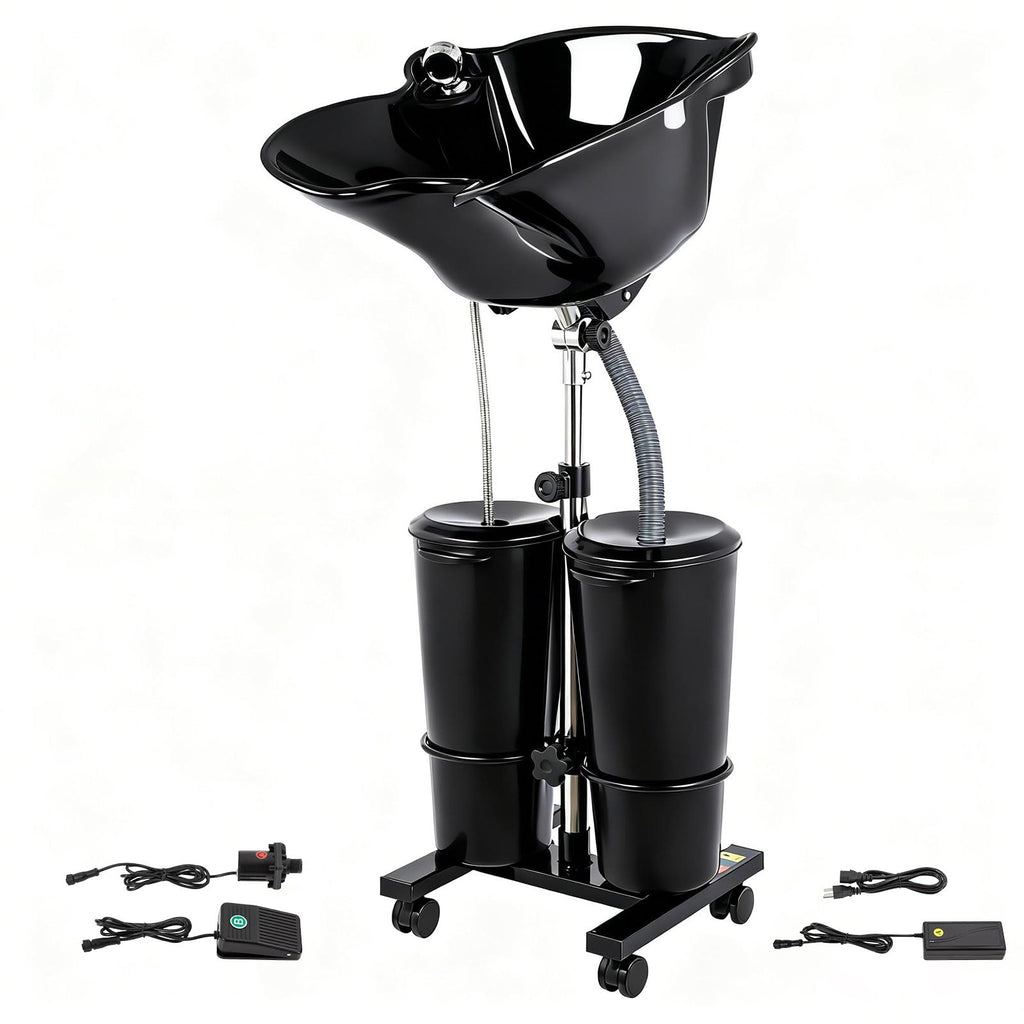 Portable Shampoo Bowl with Electric Pump J187