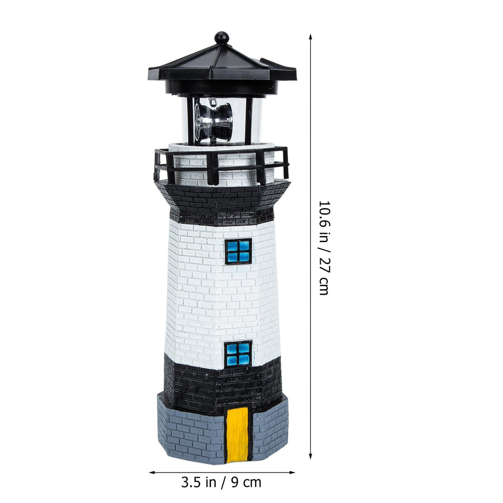 Solar Powered Lighthouse Resin LED Light P264