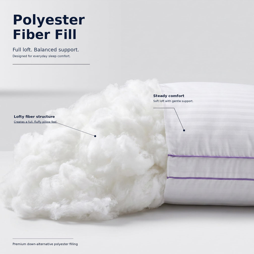 King Size Down Alternative Pillows Set of 2 L314