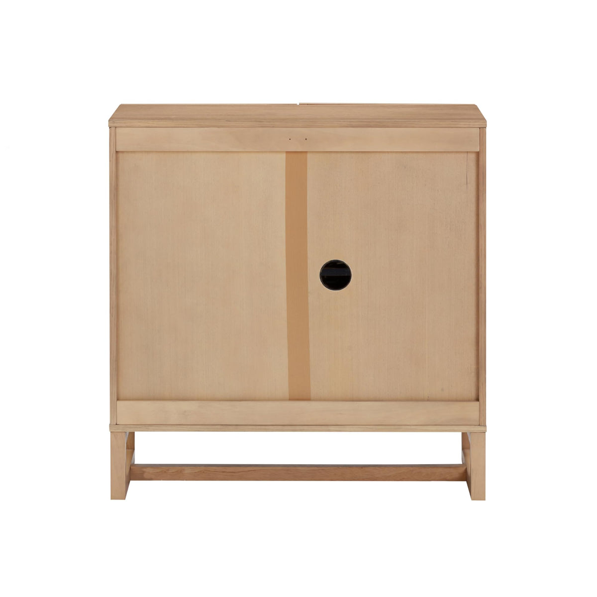 Mid-Century Modern Wood Storage Cabinet with Doors Z868