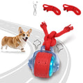 Interactive Rolling Dog Toys with Rope H34499