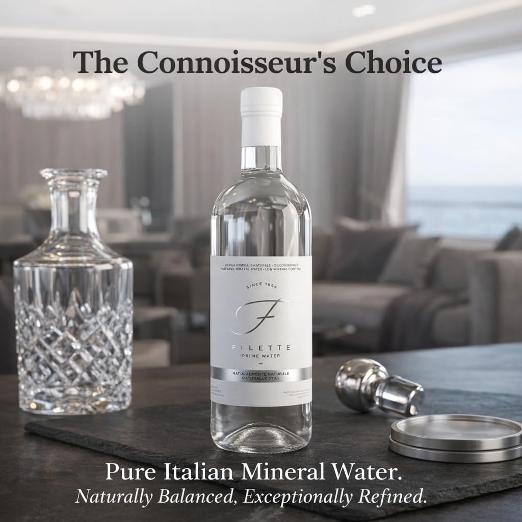 Natural Mineral Water 25 fl oz Glass Bottles Pack of 6 N51534