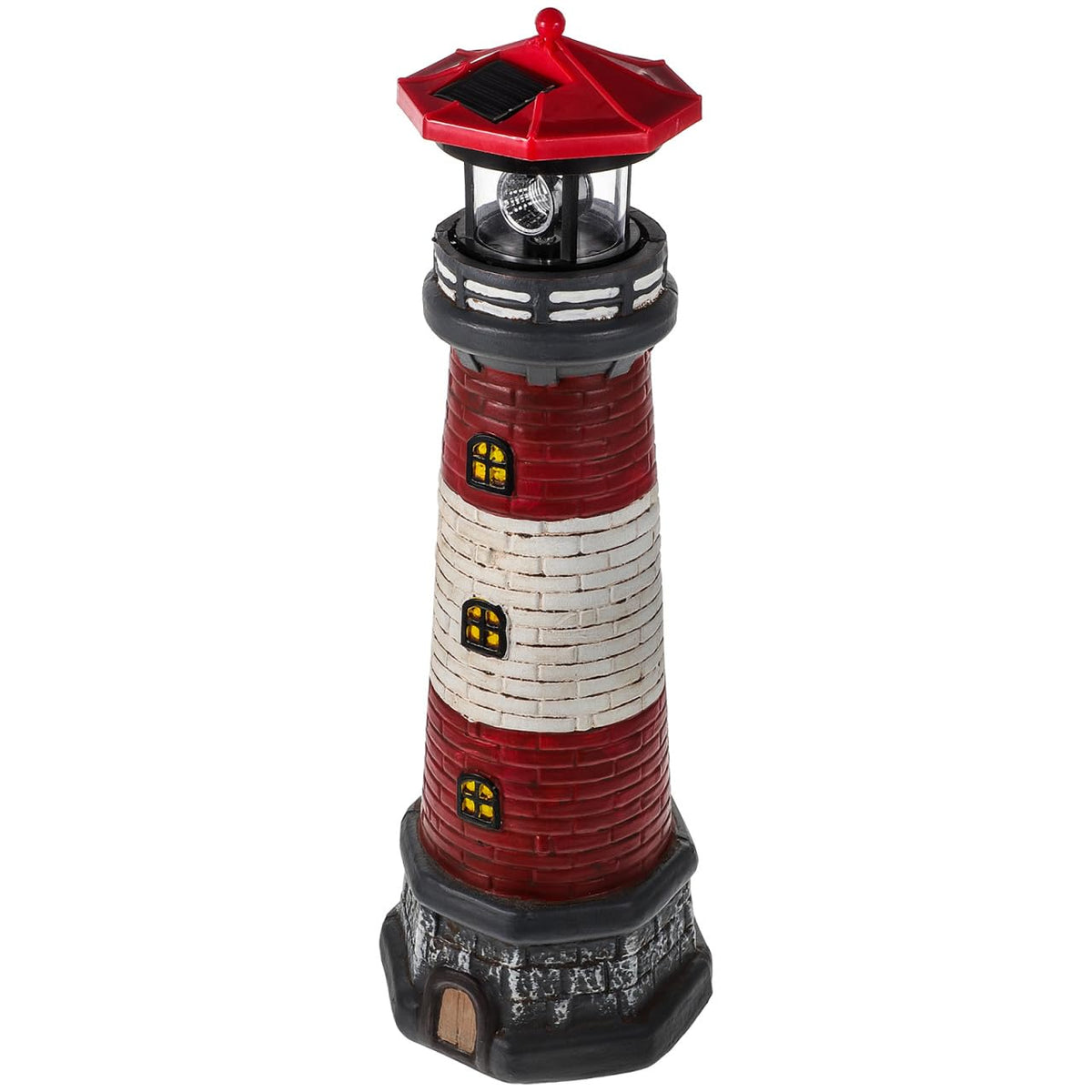 Solar Powered Lighthouse Statue Garden Decor A39240