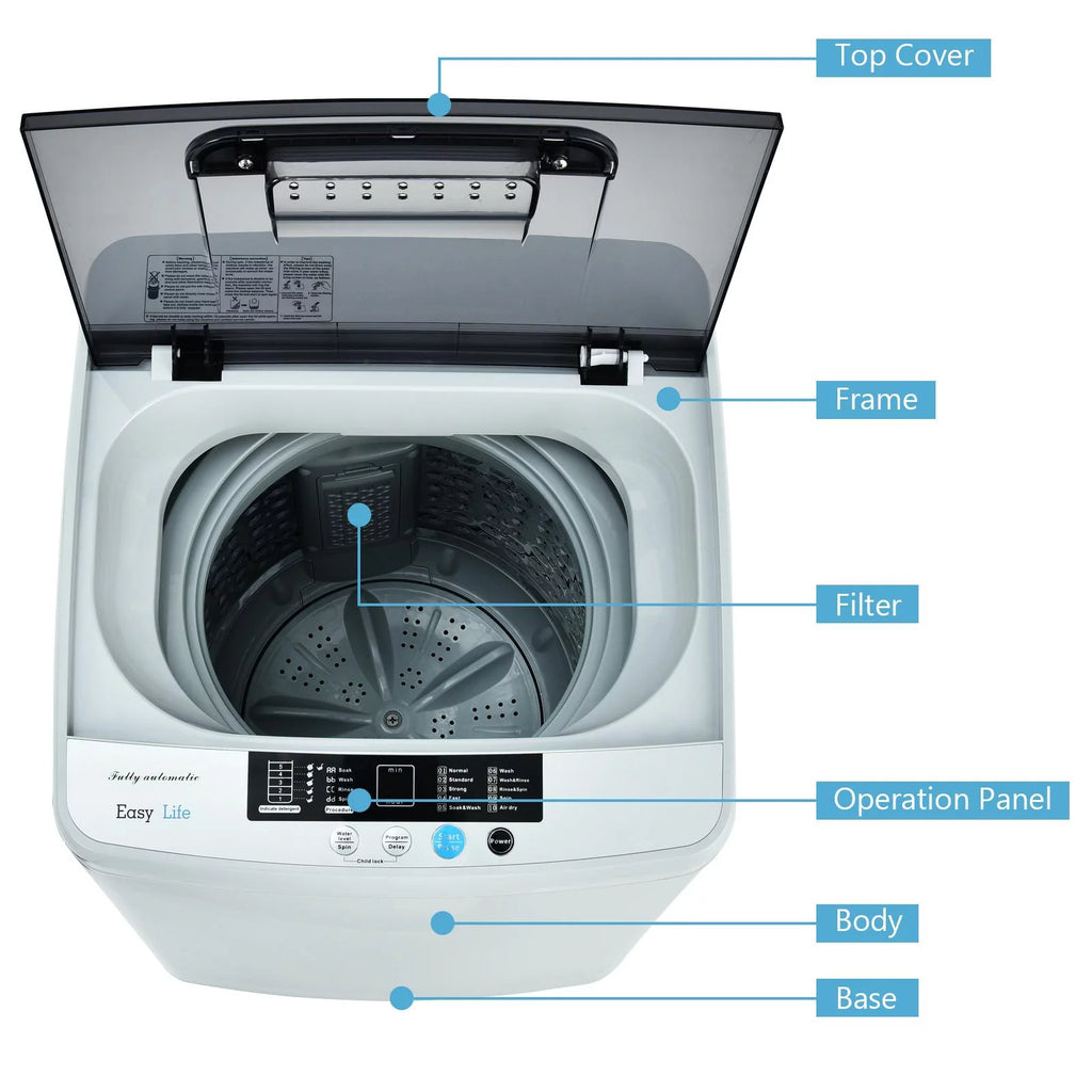 8.8lbs Portable Automatic Washing Machine U51310