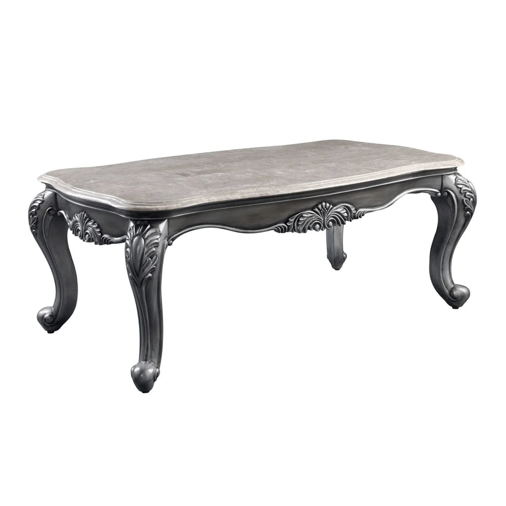 Gray Marble Top Coffee Table I144