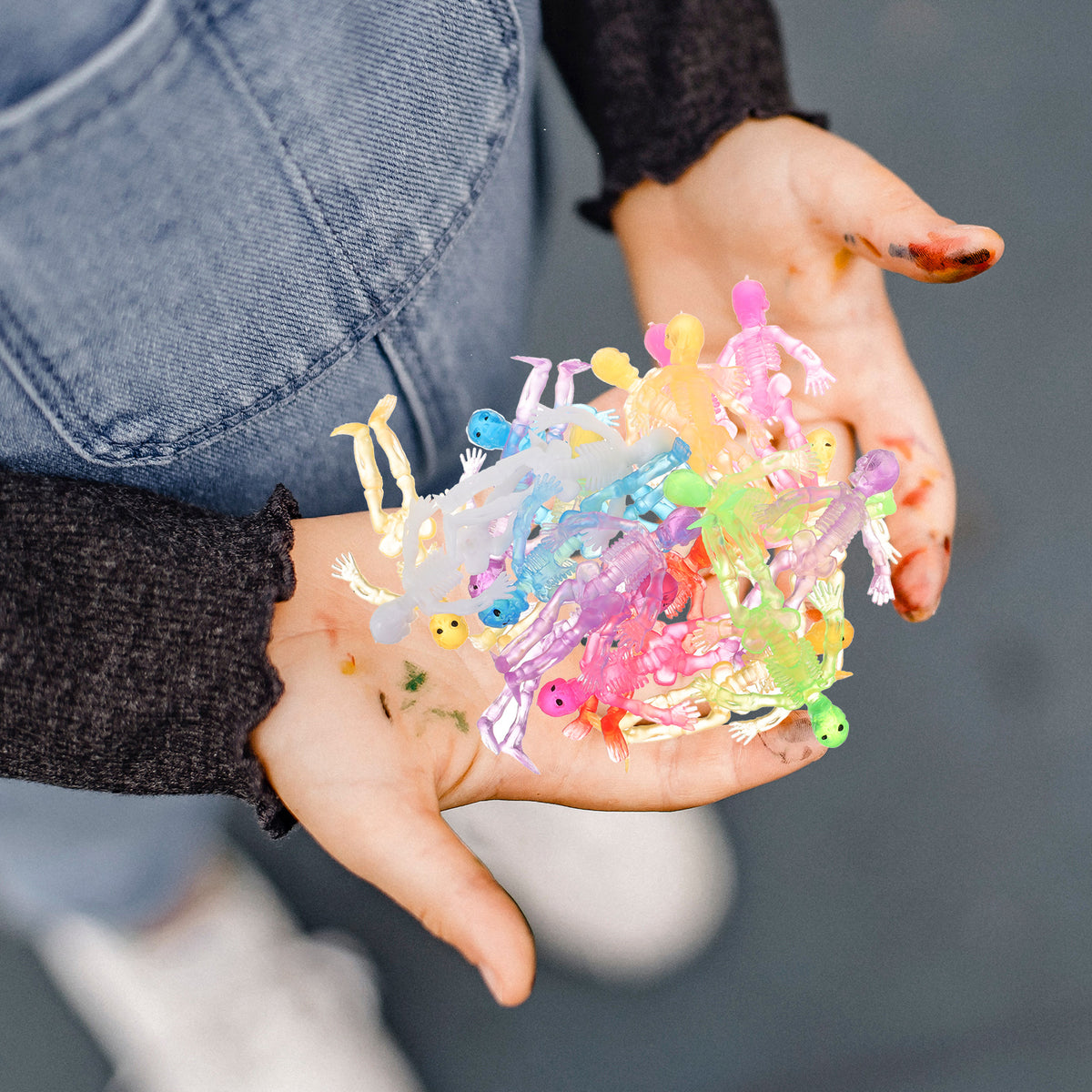 20 Pcs Colorful Stretchy Stress Toy Y586728