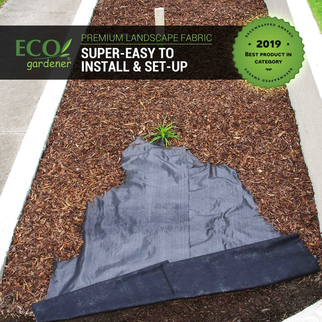 5oz Pro Garden Weed Barrier Landscape Fabric O673434