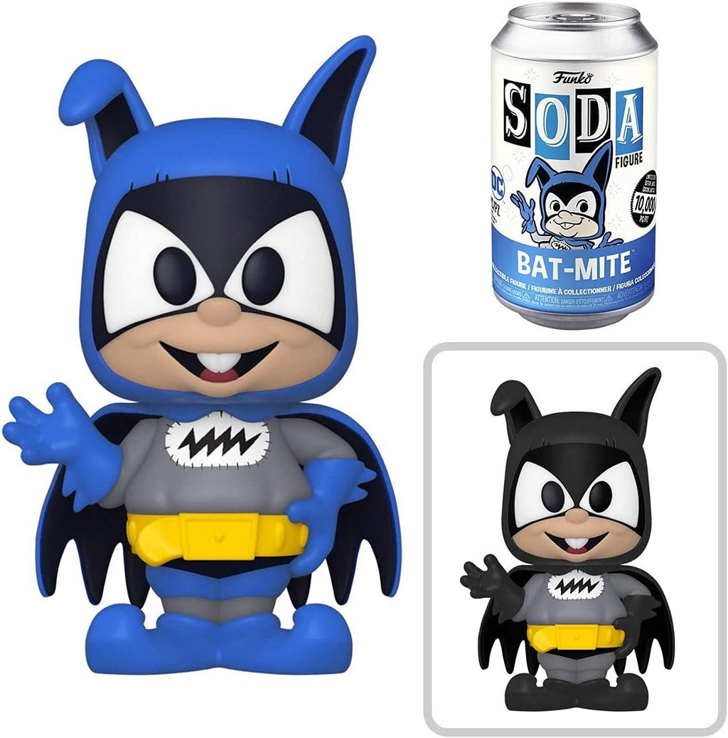 Wonder Twins Figures Zan + Jayna Soda tin Can Bundled with Bat Mite Villain & Super Friends 3 Items Pack of 2 M98772