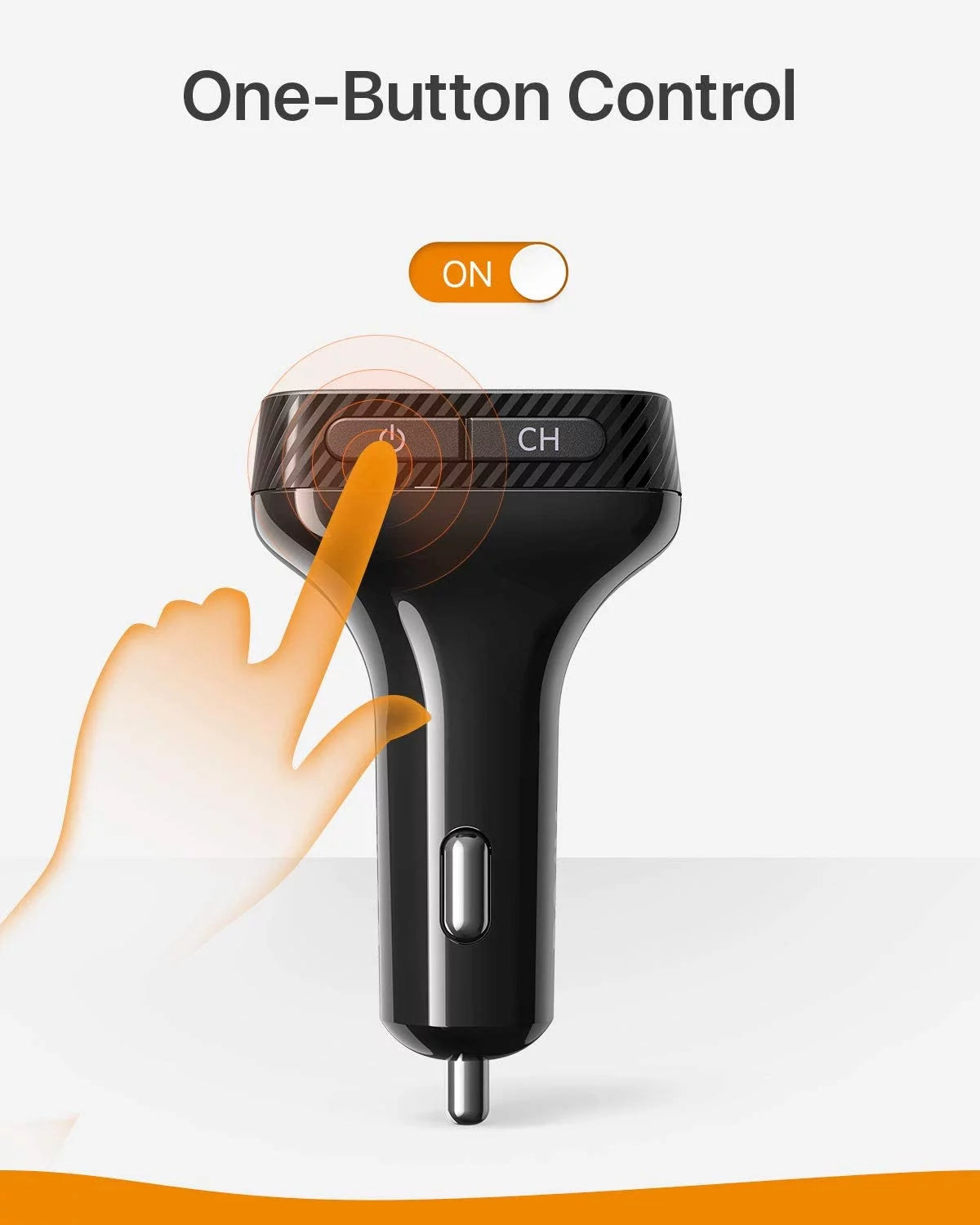 Bluetooth FM Transmitter Car Charger with Type C PD Charging X981318