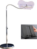 Adjustable Height Book Holder Floor Stand with Aluminum Base C699665