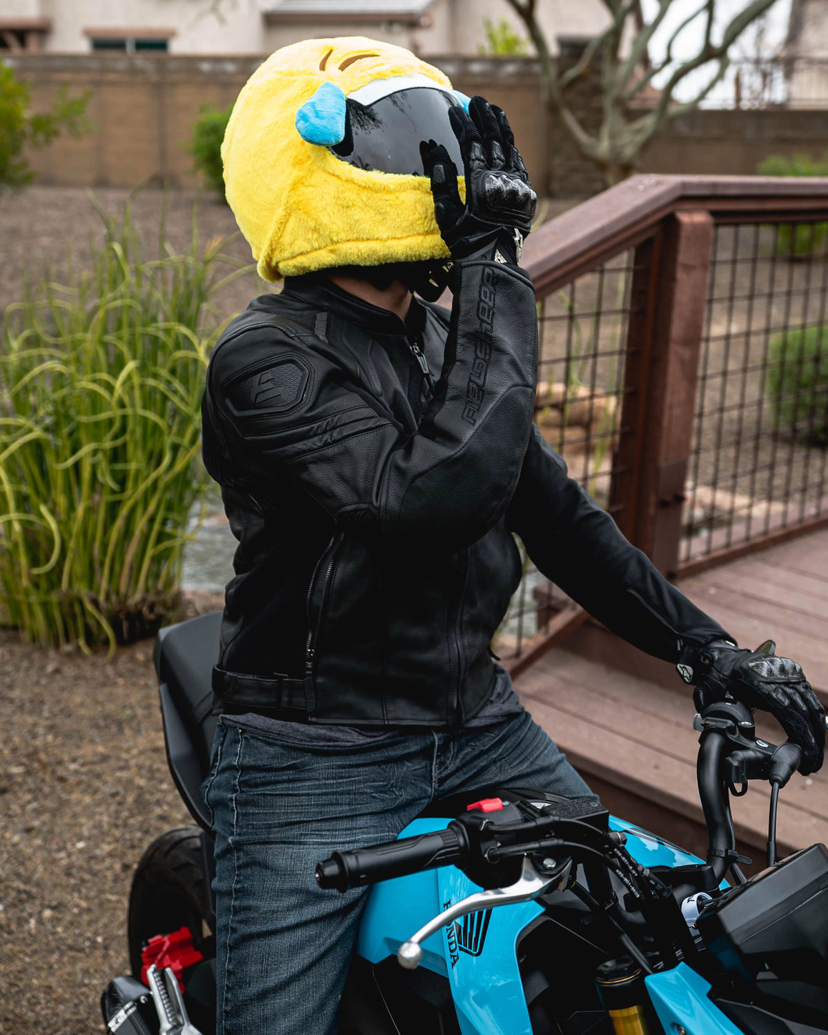 Yellow Full Face Motorcycle Helmet Cover V401