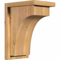 7 1/2x22W x 10x22D x 14x22H Western Red Cedar Corbel with Backplate W16855