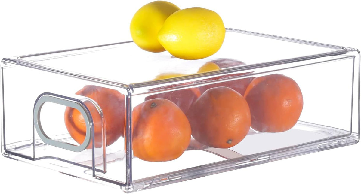White 6 Pack Refrigerator Organizer Bins O1505