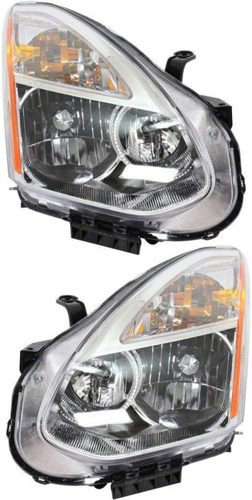 Pair Headlights Housing Only for Nissan Rogue G145460