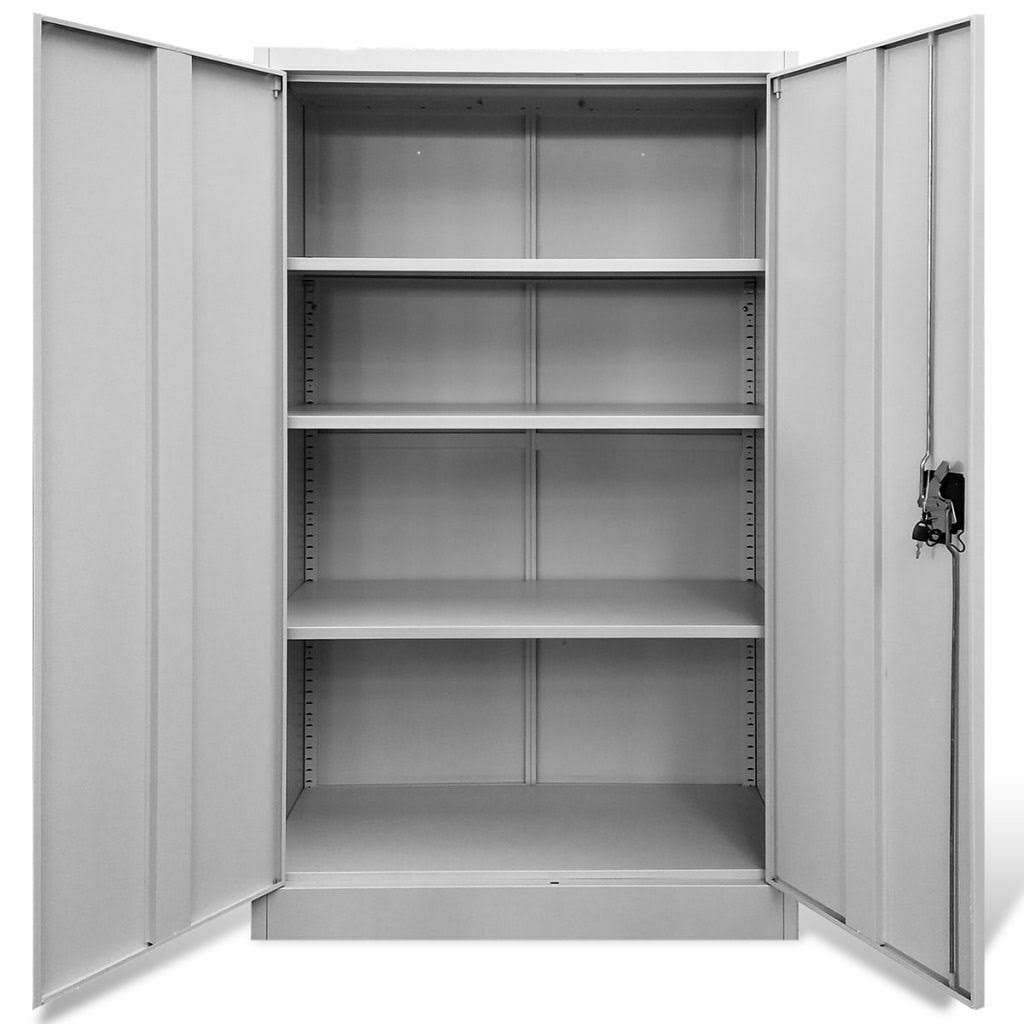 Steel Gray Office Cabinet A7512