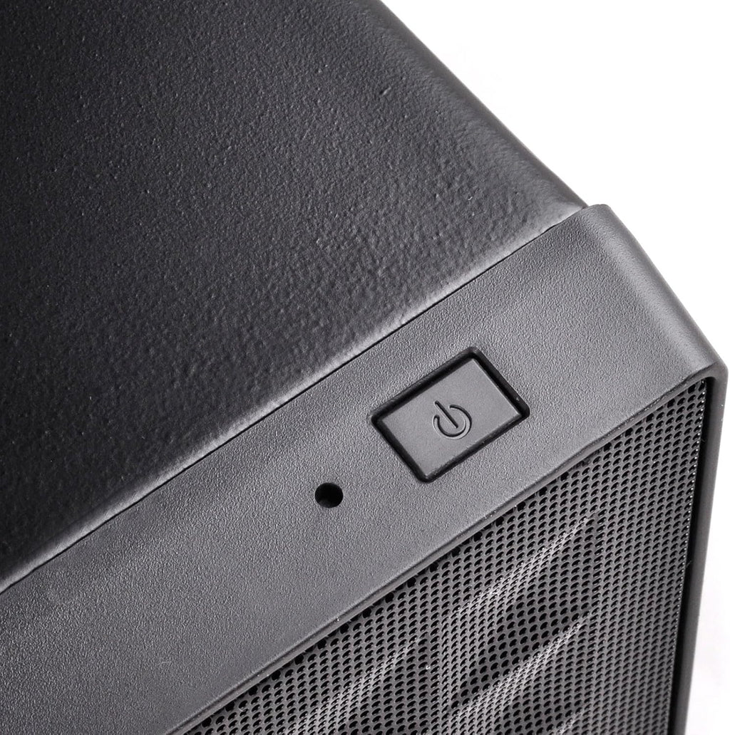 Black Ultra Compact Mini-ITX Computer Case with Mesh Front Panel E283300