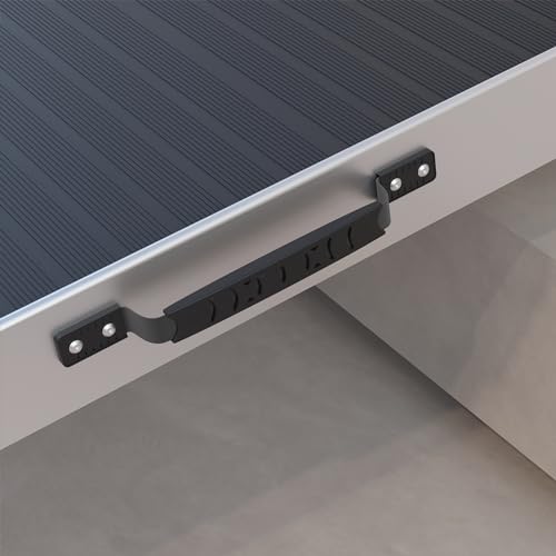 8FT Foldable Aluminum Wheelchair Ramp with Non-Slip Surface P437935