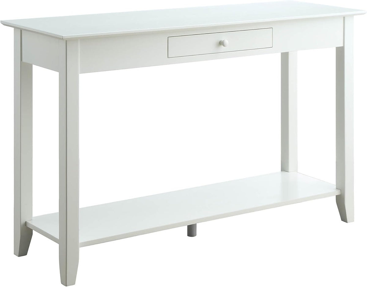 Black Console Table with Drawer Q444801
