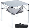 Lightweight Aluminum Folding Square Table with Carry Bag O523