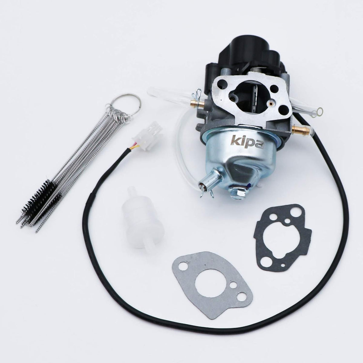 Carburetor with Mounting Gasket & Carbon Dirt Jet Cleaner Tool Kit Pack of 2 X261760