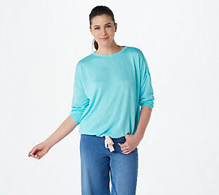 Knit Drawstring Top P5922