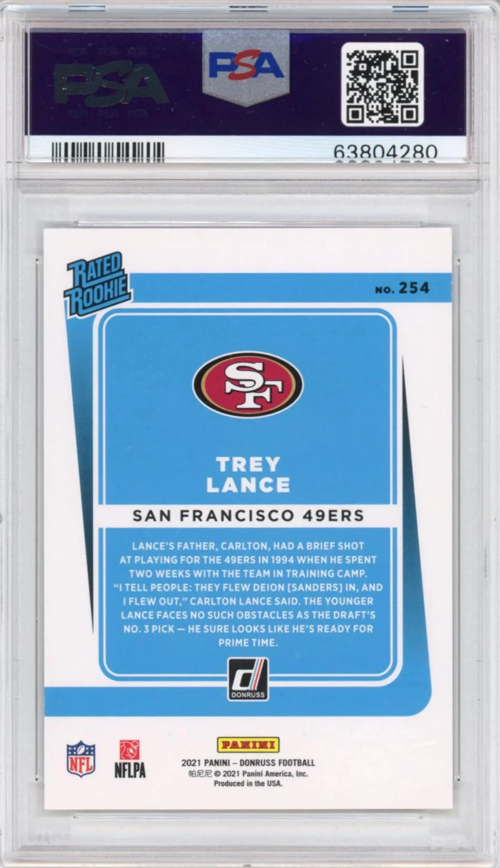 PSA 10 Rated Rookie Football Card F288