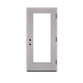 White Primed Fiberglass Prehung Front Door R657