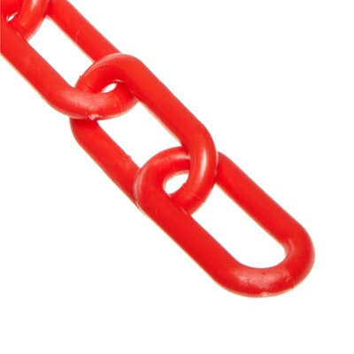 Red Plastic Chain Reel 2 in Link 125 ft A3961