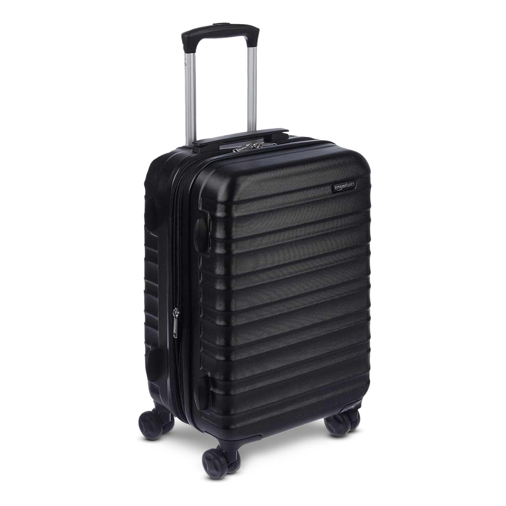 21" Black Hardside Carry-On Luggage with Spinner Wheels V611454