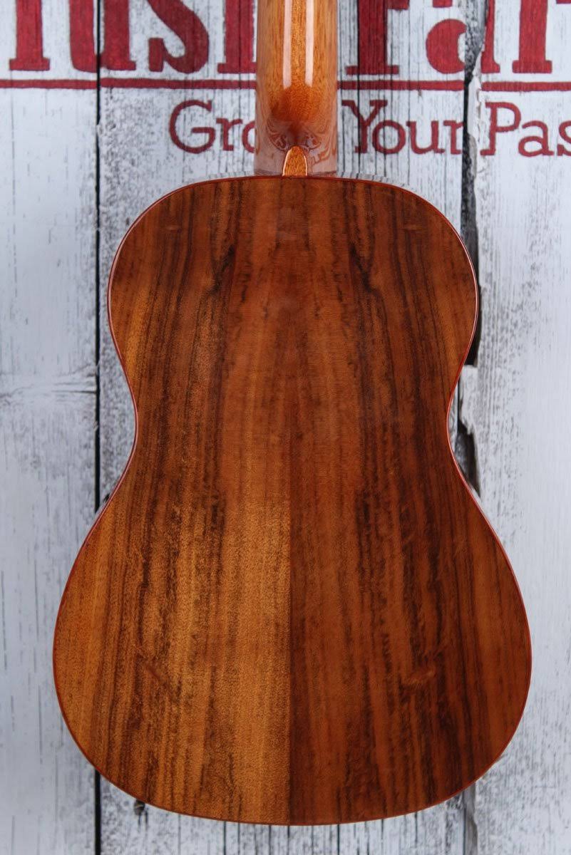 Solid Cedar Acacia 8 String Baritone Ukulele D7779