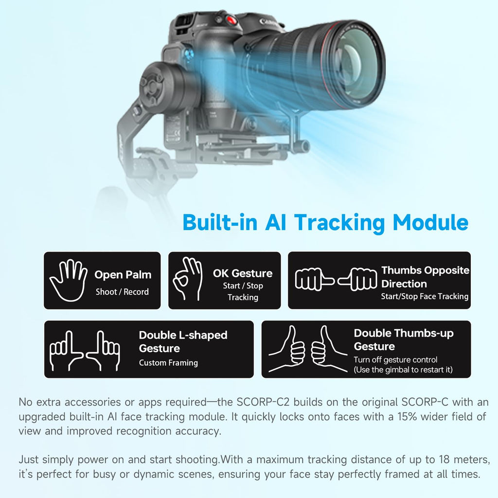 Camera Gimbal Stabilizer for Mirrorless Cameras C36993
