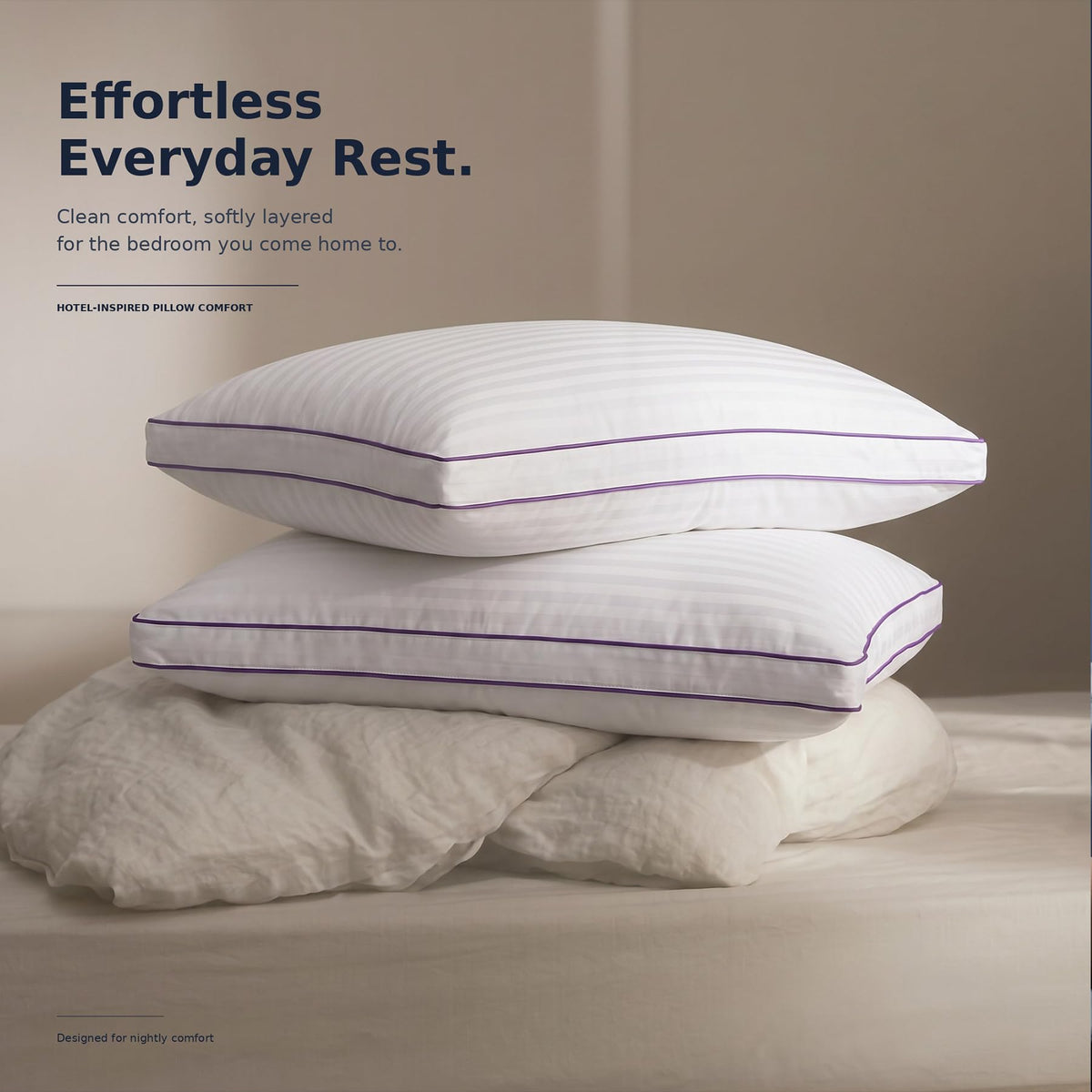 King Size Down Alternative Pillows Set of 2 L314