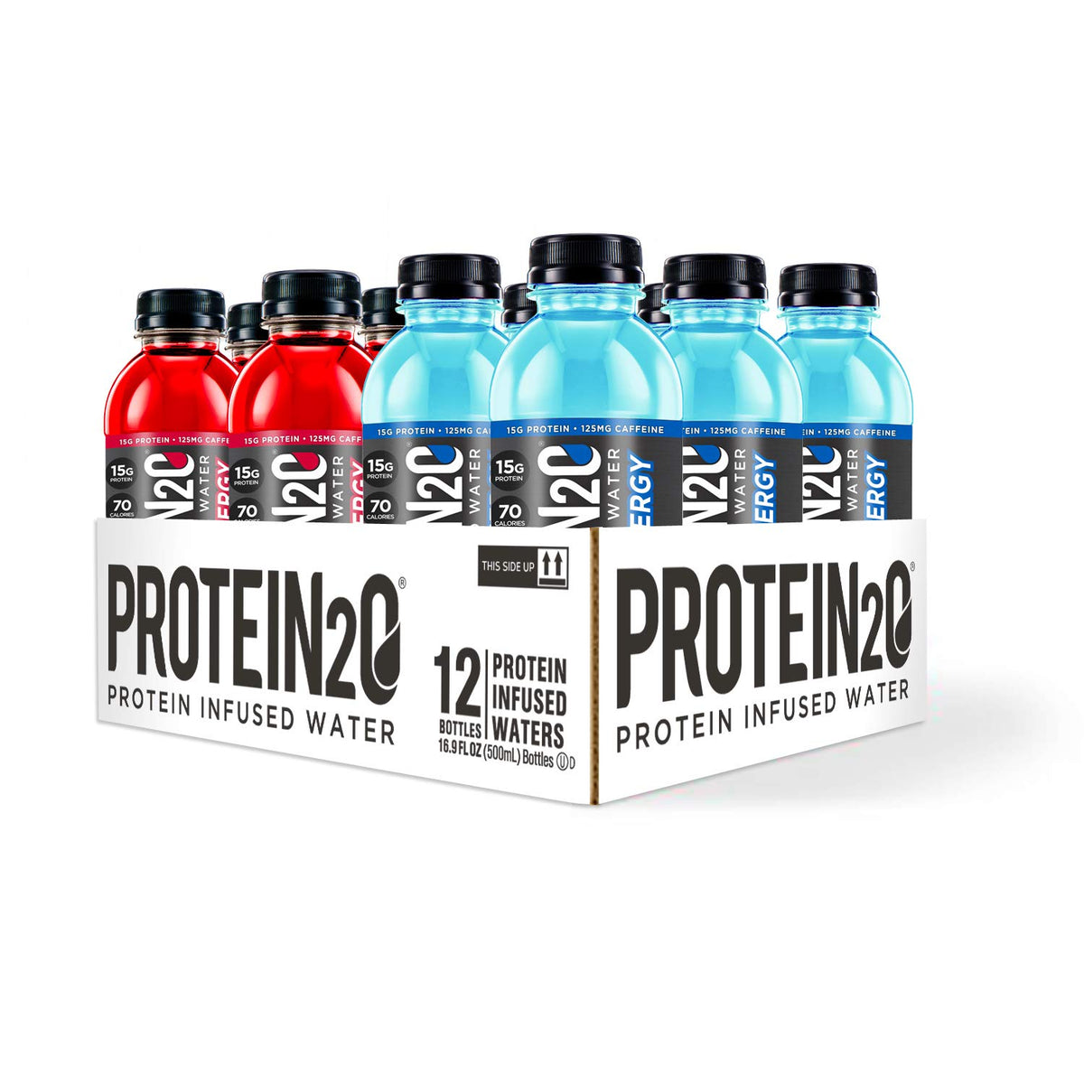 Whey Protein Infused Water Variety Pack 16.9 oz 12 Count S651