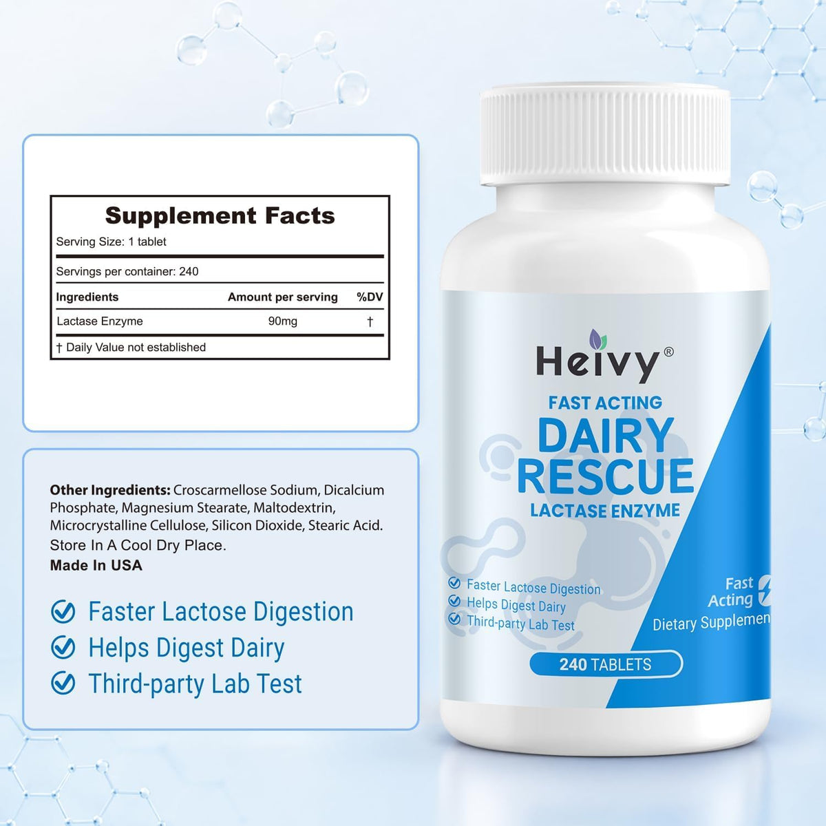 Lactase Pills 240 Tablets Y566379